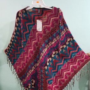 Sacred Threads Poncho Cape Shawl